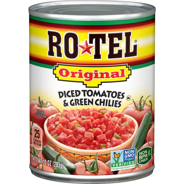 Rotel Original Diced Tomatoes & Green Chilies , 10 oz