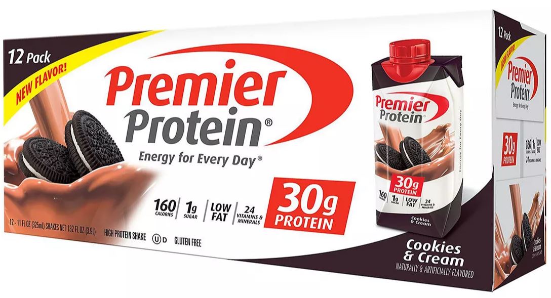 Premier Protein Cookies N' Cream Protein Shake, Value Pack , 15 x 11 oz