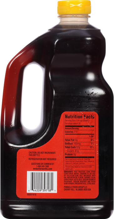 Mrs. Butterworths Original Syrup, 1,89 L