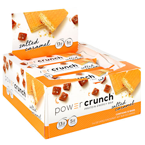 Power Crunch Protein Energy Bars, Salted Caramel, 12 ct