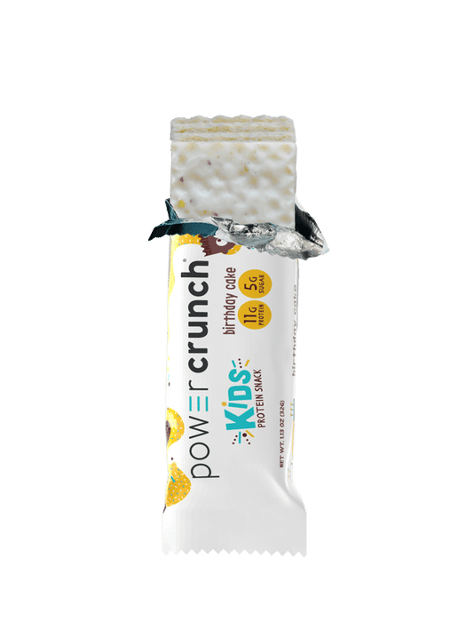 Power Crunch Kids Snap Stick Protein Snack Bar, Birthday Cake, 32 g