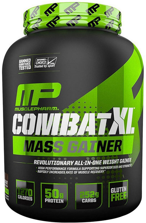 MP MusclePharm Combat XL Mass Gainer Revolutionary All-In-One Weight Gainer, Vanilla, 6 lbs