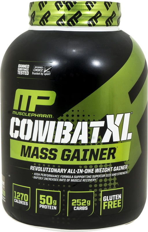 MP MusclePharm Combat XL Mass Gainer Revolutionary All-In-One Weight Gainer, Chocolate Peanut Butter, 6 lbs