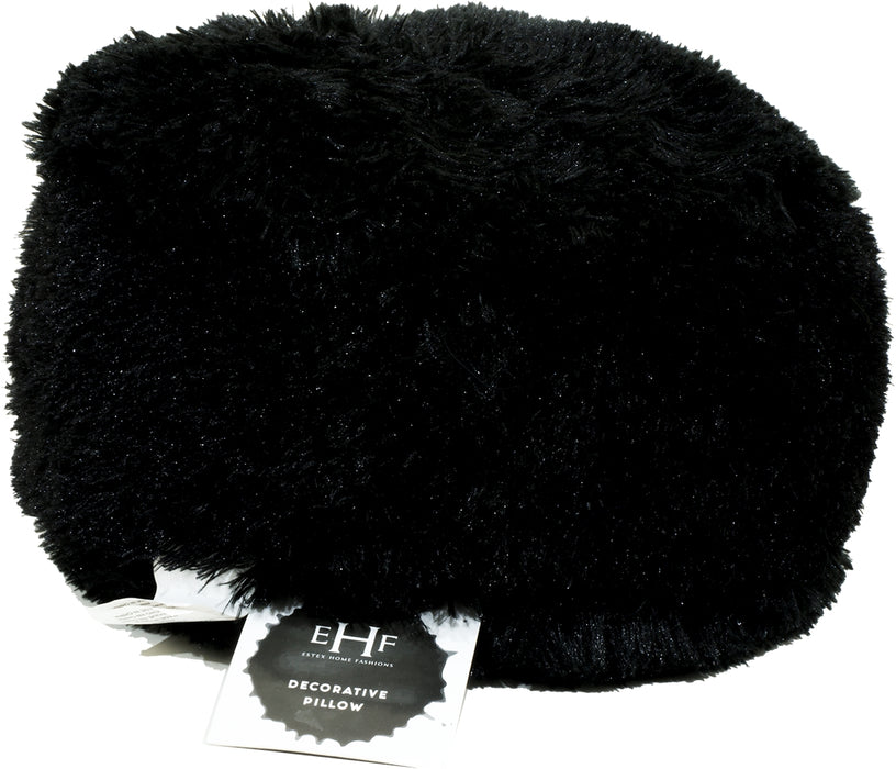 Estex Home Fashions Decorative Pillow, Black, 30 cm