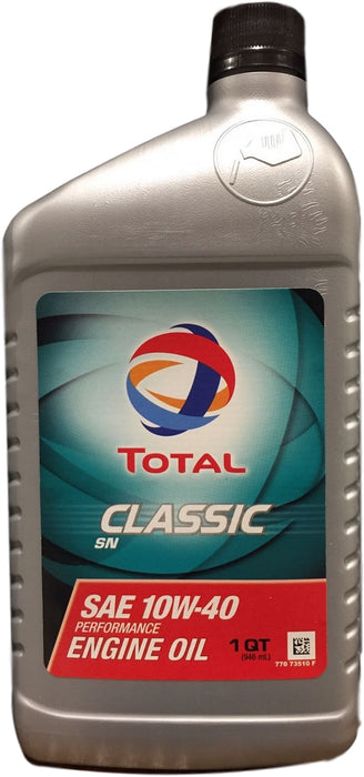 Total Engine Quartz 7000 Energy Engine Oil, SAE 10W-40, 1 QT