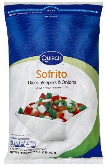 Quirch Sofrito, Diced Peppers and Onions, 2 lbs