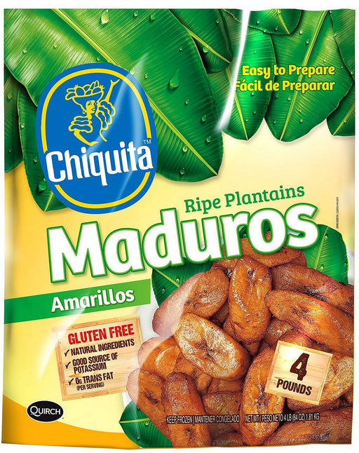 Quirch Chiquita Ripe Plantains (Platanos Maduros), 4 lbs