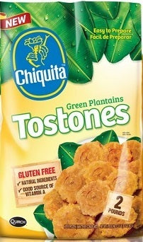 Quirch Chiquita Green Plantains (Tostones), 2 lbs