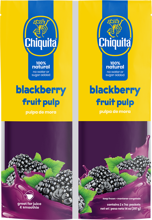 Chiquita Blackberry Fruit Pulp, 2 x 7 oz