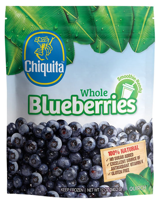 Chiquita Frozen Whole Blueberries, 340.2 gr (12 oz)