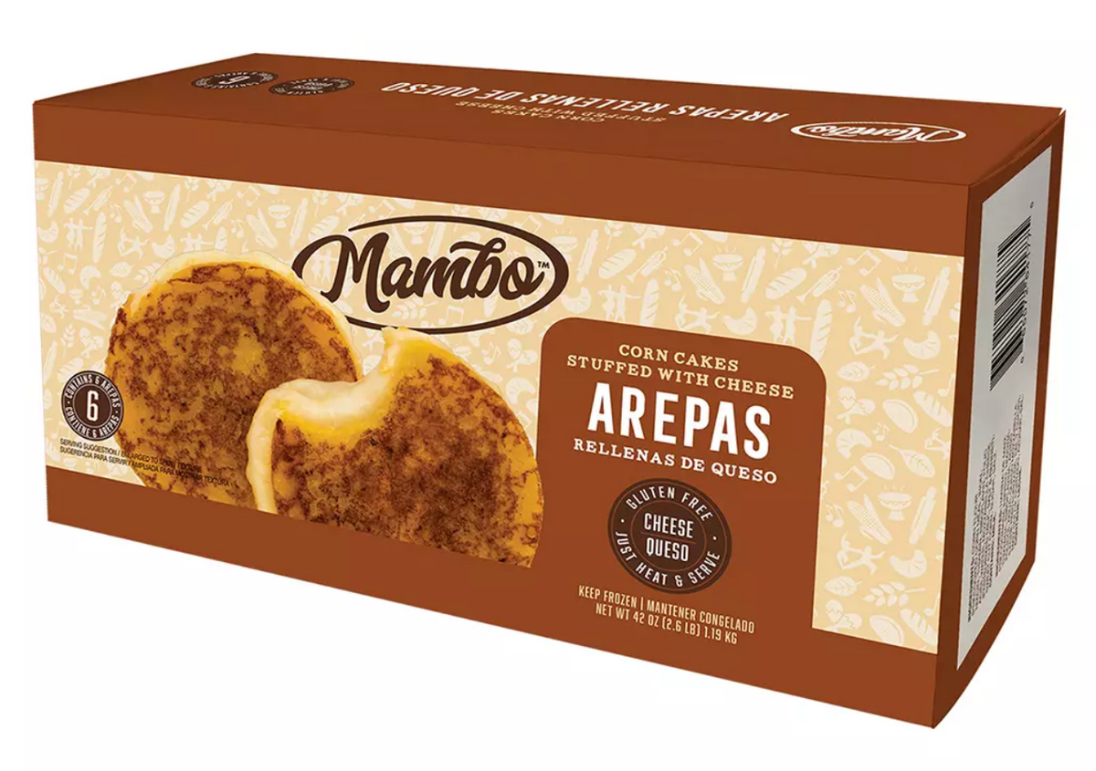 Mambo Frozen Arepas , 6 ct —