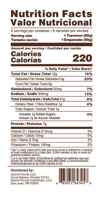 Mambo Argentinian Beef Empanadas , 6 ct