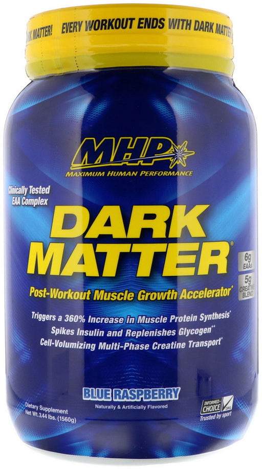 MHP Dark Matter Post-Workout Muscle Growth Accelerator, Blue Raspberry, 1,56 kg