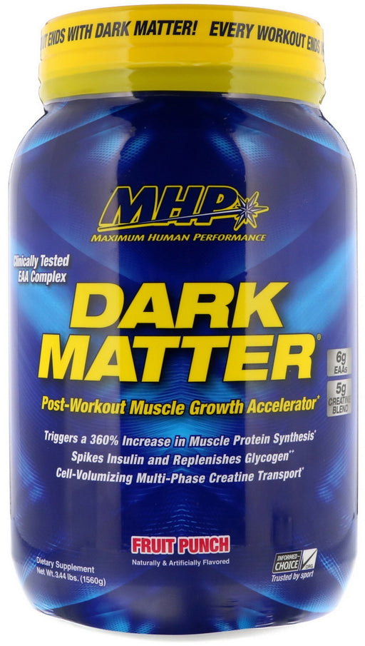 MHP Dark Matter Post-Workout Muscle Growth Accelerator, Fruit Punch, 1,56 kg