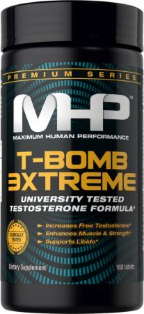 MHP T-Bomb Extreme Testosterone Formula Tablets, 168 ct