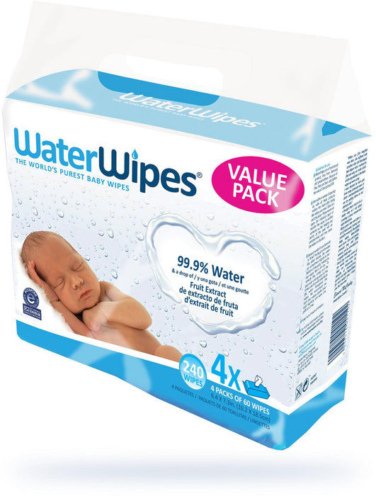 WaterWipes Sensitive Baby Wipes, 240 ct