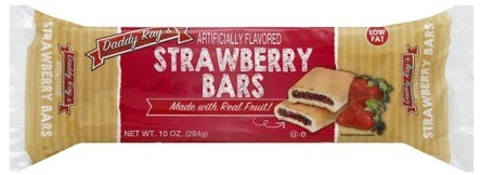 Daddy Ray's Strawberry Bars, 10 oz