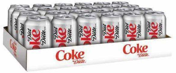 Coca Cola Diet Cans, Value Pack, 24 x 355 ml