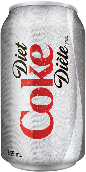 Coca Cola Diet Cans, Value Pack, 24 x 355 ml
