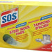 SOS Soap Filled Steel Wool Pads, 4 ct