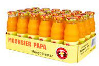 Mounsier Papa Mango Nectar Drink, 24-Pack, 24 x 8.45 oz