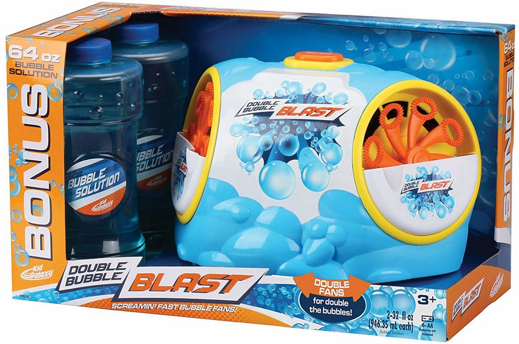 Kid Galaxy Double Bubble Blast Blast With Bonus, 64 oz