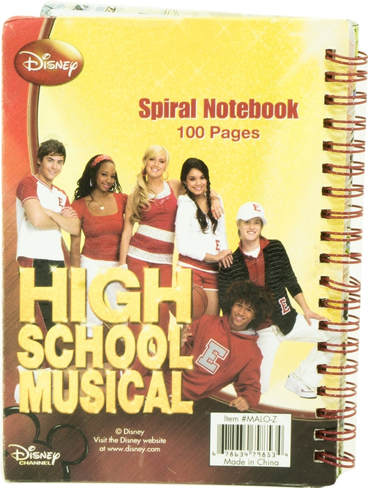 National Design Disney High School Musical Spiral Notebook, 100 sheets