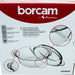 Borcam Glass Casserole with Cover, 2 ct