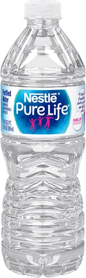 Nestle Pure Life Purified Water Bottles, 6 x 500 ml