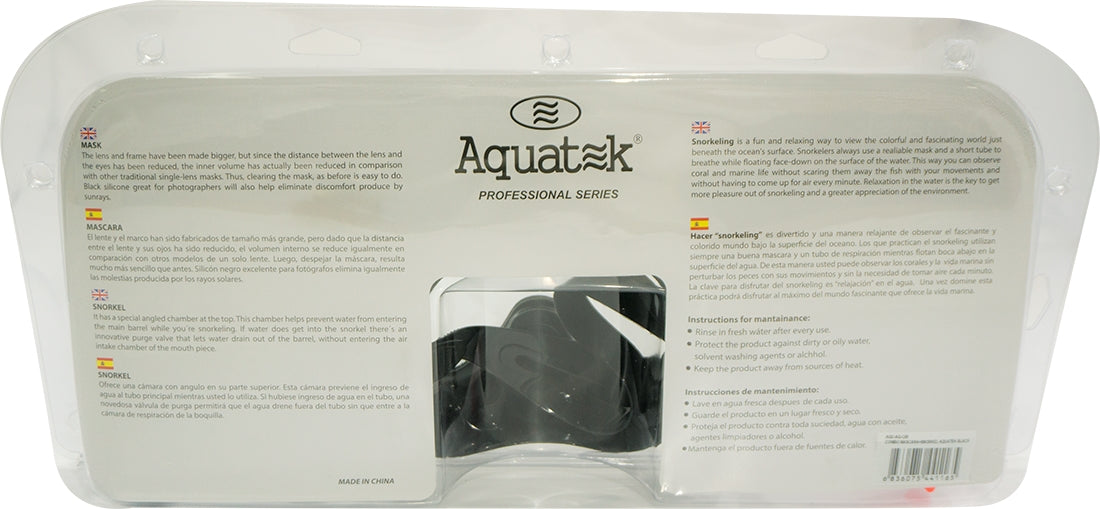 Aquatek Panoramic Dive & Snorkel Set, 