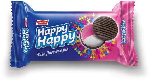 Parle Happy Happy Dual Cream Sandwich Cookies, 75 gr