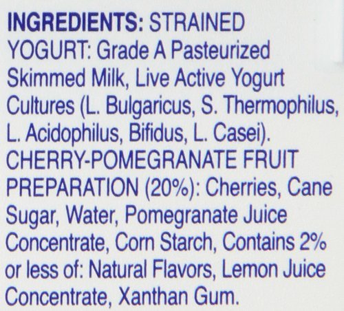 Fage Total 0% Non-Fat Greek Strained Yogurt with Cherry Pomegranate, 5.3 oz