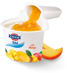 Fage Total Greek Strained Yogurt with Mango, 5.3 oz