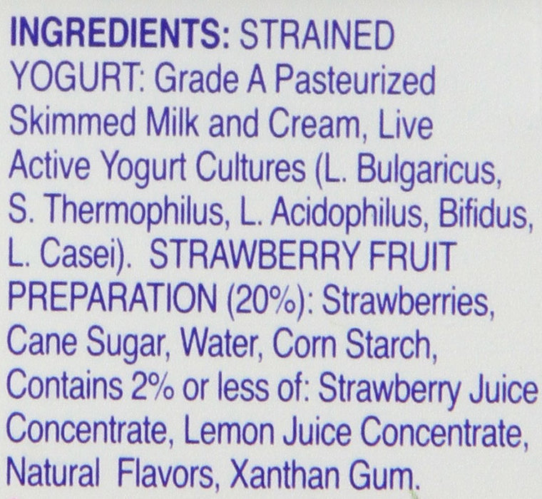 Fage Total 2% Greek Strained Yogurt with Strawberry, 5.3 oz