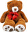 Big Plush Brown Teddy Bear with Bow, 1.8 m