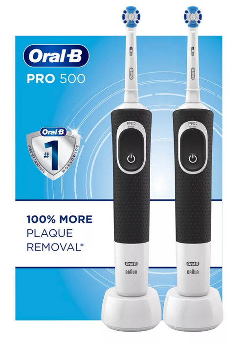 Oral-B Pro Precision Clean Electric Rechargeable Toothbrush , 2 pcs