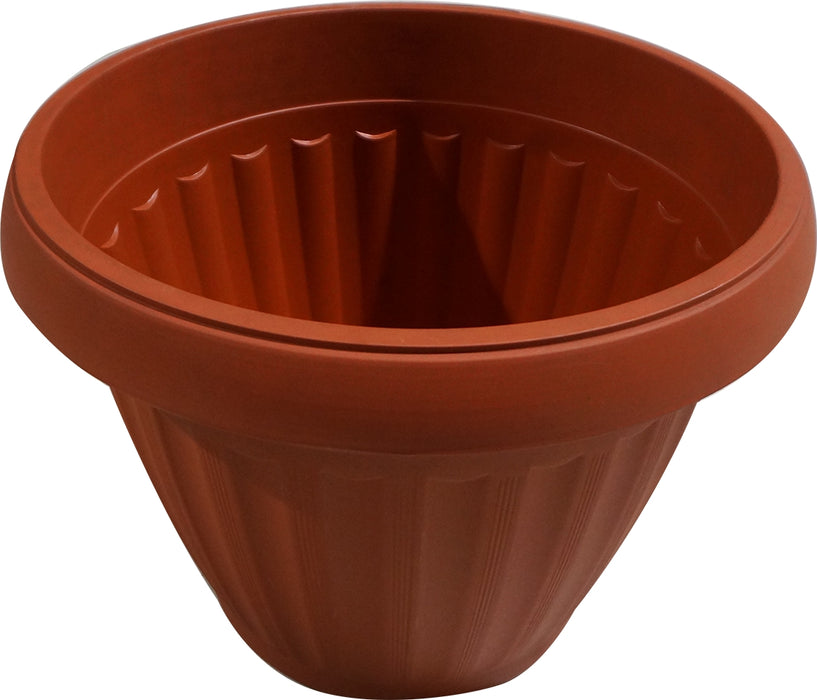 Goisco Terracotta Round Plastic Flower Pot, 38 cm