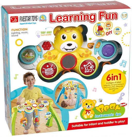 Fivestar Toys Learning Fun Music Gym, 6 in 1