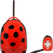 Kids Electric Radio Remote Control Traveling System Suitcase Luggage, Lady Bug, 31 x 25 x 42 cm