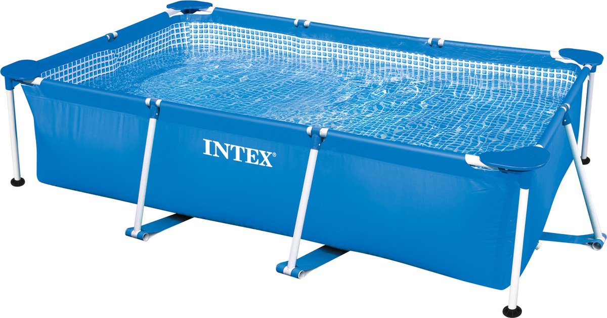 Intex Rectangular Family Frame Swimming Pool Set, 2.6 m — Goisco.com