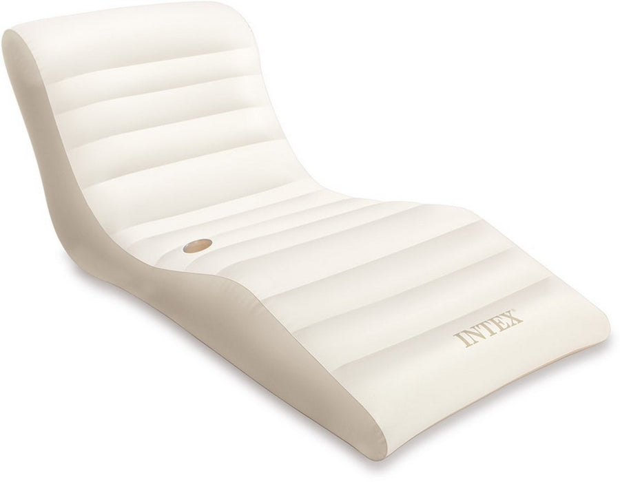 Intex Wave Inflatable Lounge with Cup Holder, 76 x 40 inch