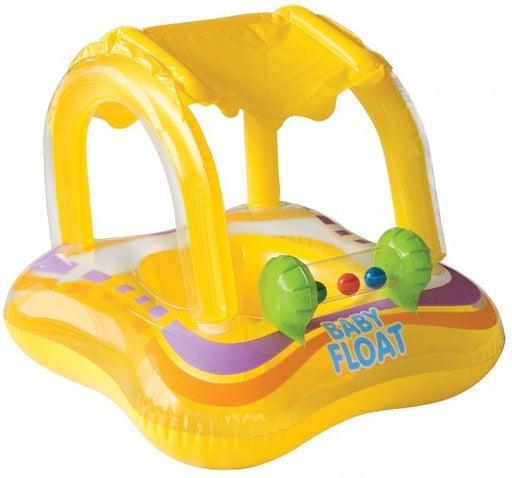 Intex Kiddie Float Baby Inflatable Seat with Sunshade, 32 x 26 inch
