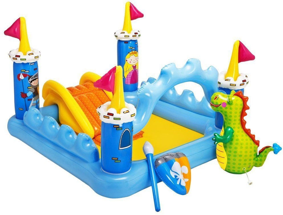 Intex Fantasy Castle Inflatable Play Center, 73 x 60 x 42 inch