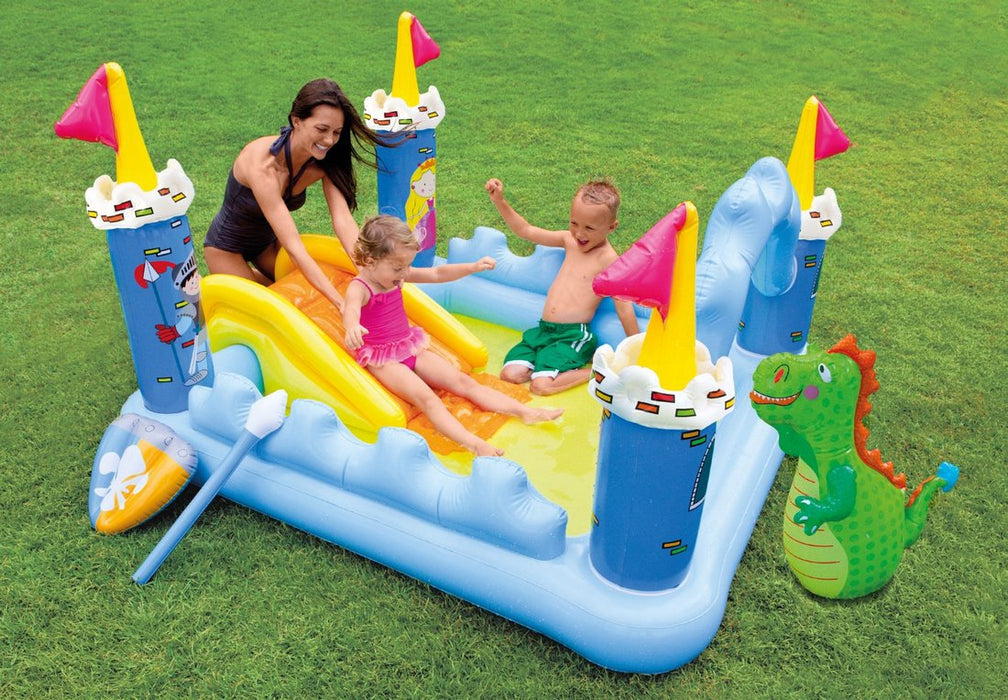 Intex Fantasy Castle Inflatable Play Center, 73 x 60 x 42 inch