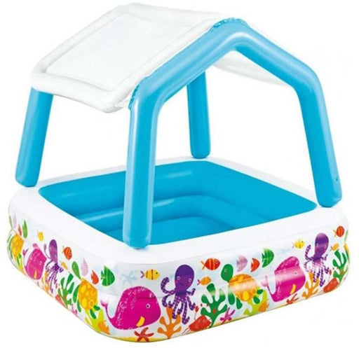 Intex Sun Shade Inflatable Pool, 62 x 62 x 48 inch