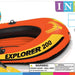 Intex Explorer 100 Inflatable Boat, 4.10 x 2.9 x 1.2 ft