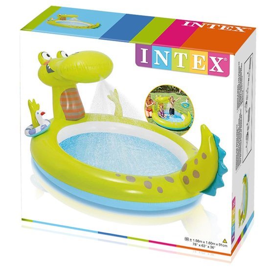 Intex Gator Spray Inflatable Pool, 78 x 63 x 36 inch