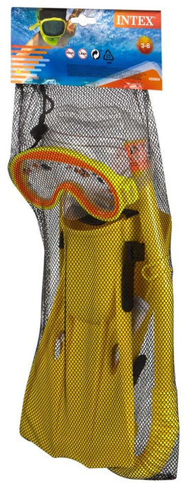 Intex Adventure Snorkel Set, Yellow, Model # 55954