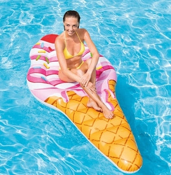 Intex Ice Cream Inflatable Floatie, Model # 58762EU