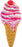 Intex Ice Cream Inflatable Floatie, Model # 58762EU